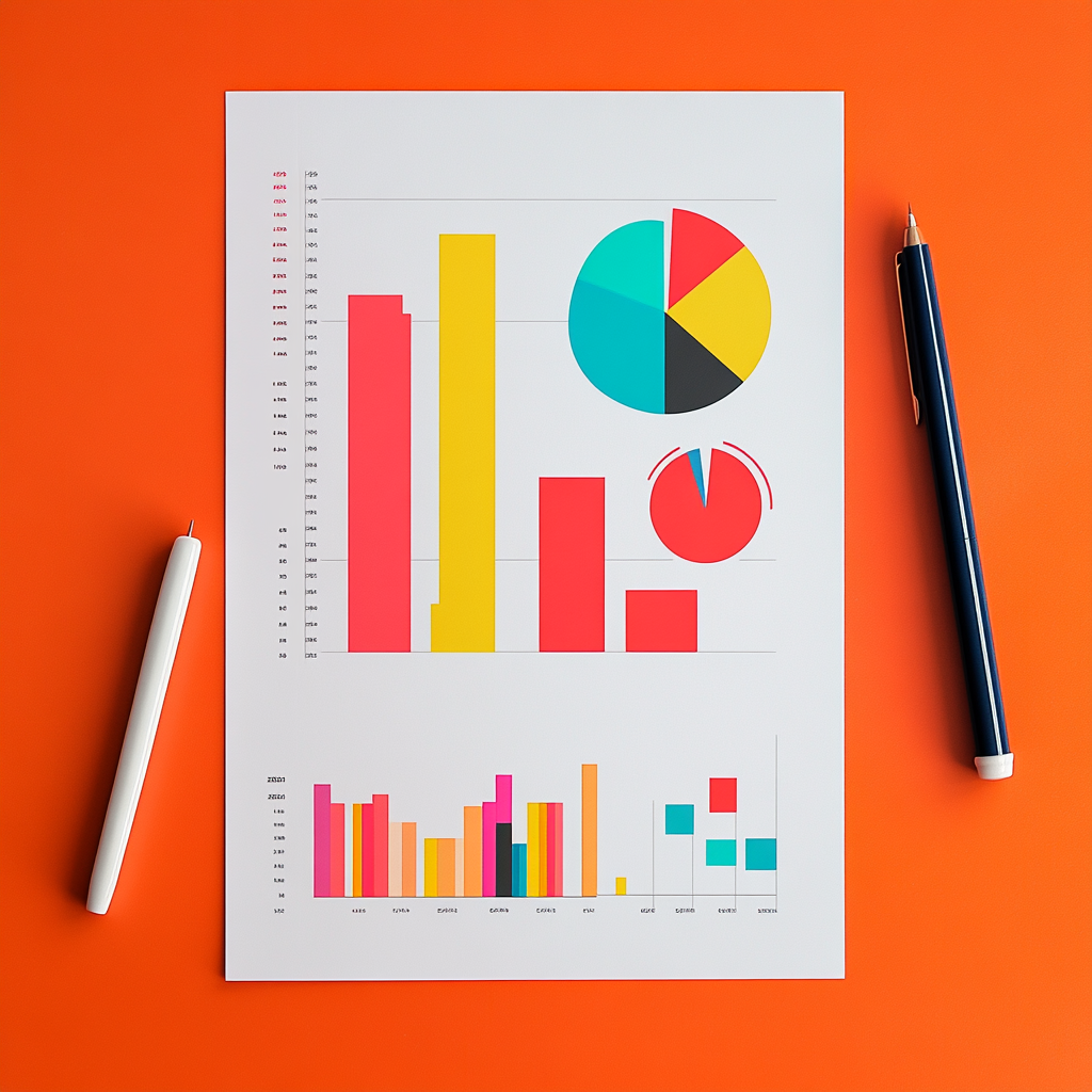 charts on paper
